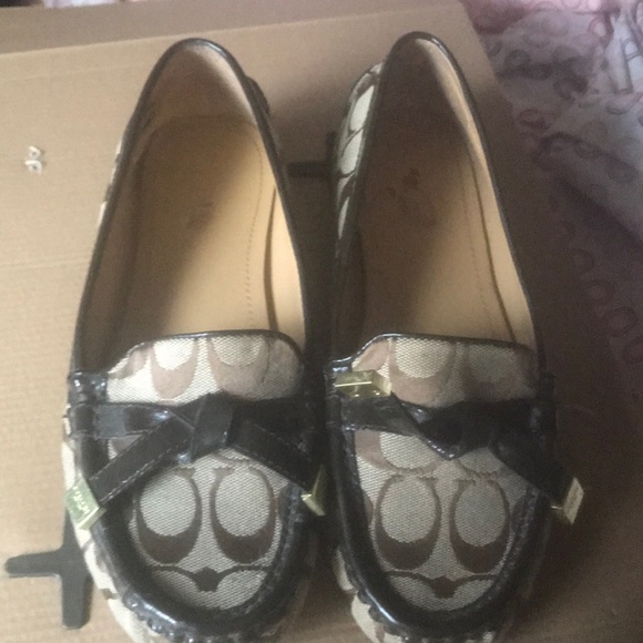 Coach Frida Driving Loafers Sz 8 - Picture 1 of 3